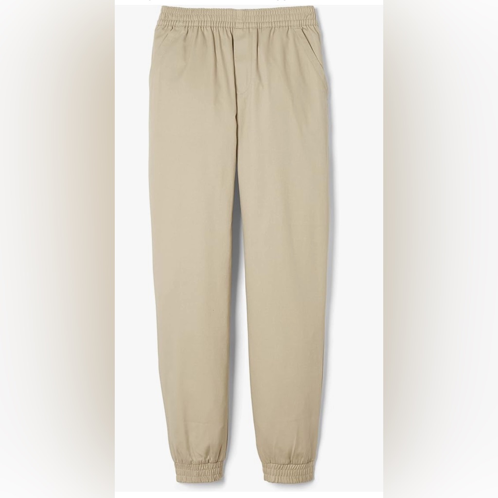 Two French Toast Boys' Little Pull-On Twill Jogger Pants, Size 4